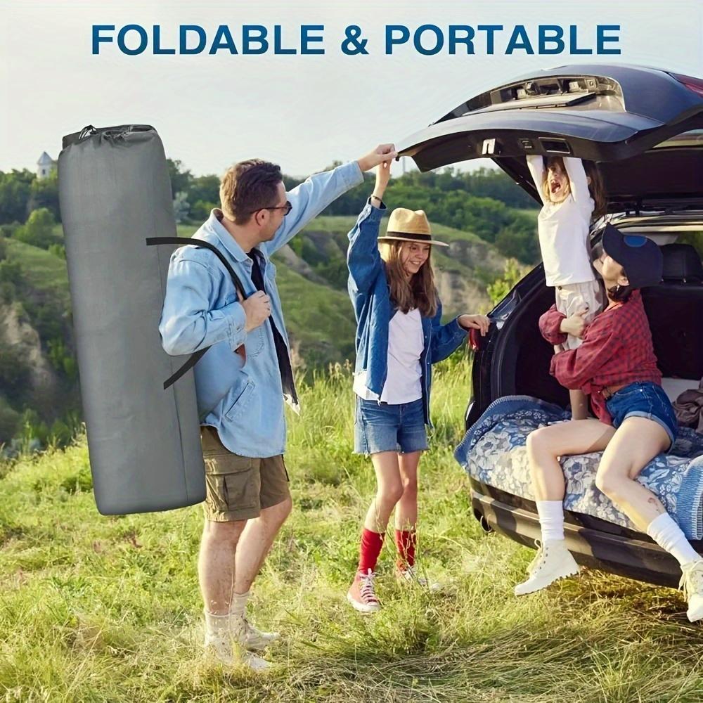 Black Heavy Duty Foldable Camp Cot With Storage Bag -