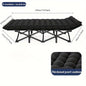 Black Heavy Duty Foldable Camp Cot With Storage Bag -