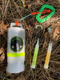 TagLocker 2.0 Inch XL with Bright Green Carabiner