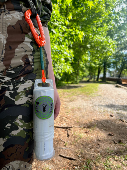 TagLocker 2.0 Inch XL with Orange Carabiner