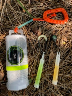 TagLocker 2.0 Inch XL with Orange Carabiner