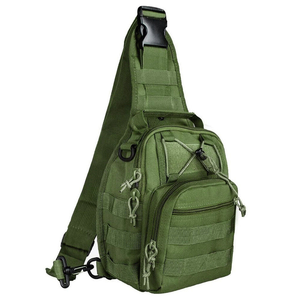 Tactical Sling Chest Pack Shoulder Bag Outdoor Hiking Travel