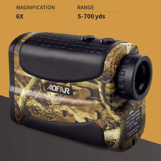 Hunting Range Finder 700 Yards Waterproof Archery Rangefinder For Bow Hunting With Range And Speed Mode, Free Battery, Carrying Case