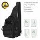 Tactical Sling Bag Chest Shoulder Body Molle Day Pack Pouch Black