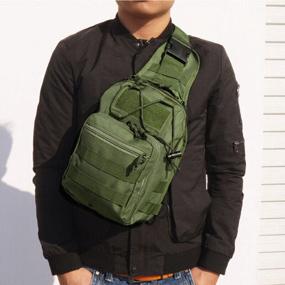 Tactical Sling Chest Pack Shoulder Bag Outdoor Hiking Travel