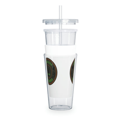 Plastic Tumbler with Straw