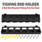 Fishing Rod Rack Vertical or Horizontal Wall Mount